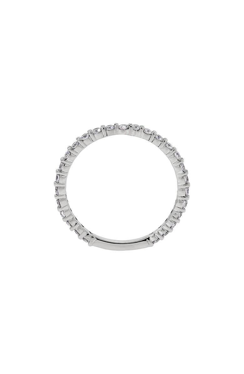 Frankie & Zoe Diamond Band Ring, Alternate, color, White Gold
