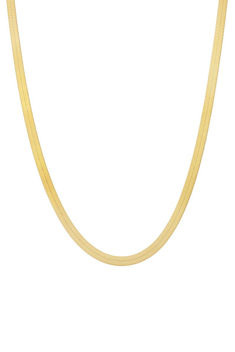 14K Gold Herringbone Chain Necklace (Nordstrom Exclusive), Main, color, 14K YELLOW GOLD