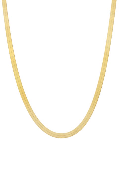 14K Gold Herringbone Chain Necklace (Nordstrom Exclusive)