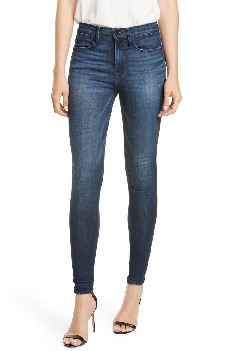 Le High Skinny Ankle Jeans, Main, color, DISCO