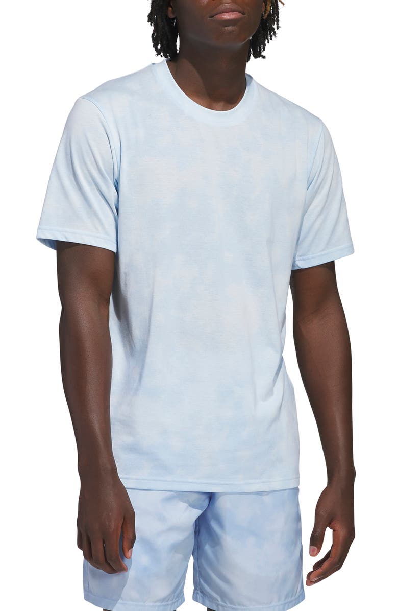 adidas Training Essentials Feel Ready T-Shirt, Main, color, Blue/ Sky Tint