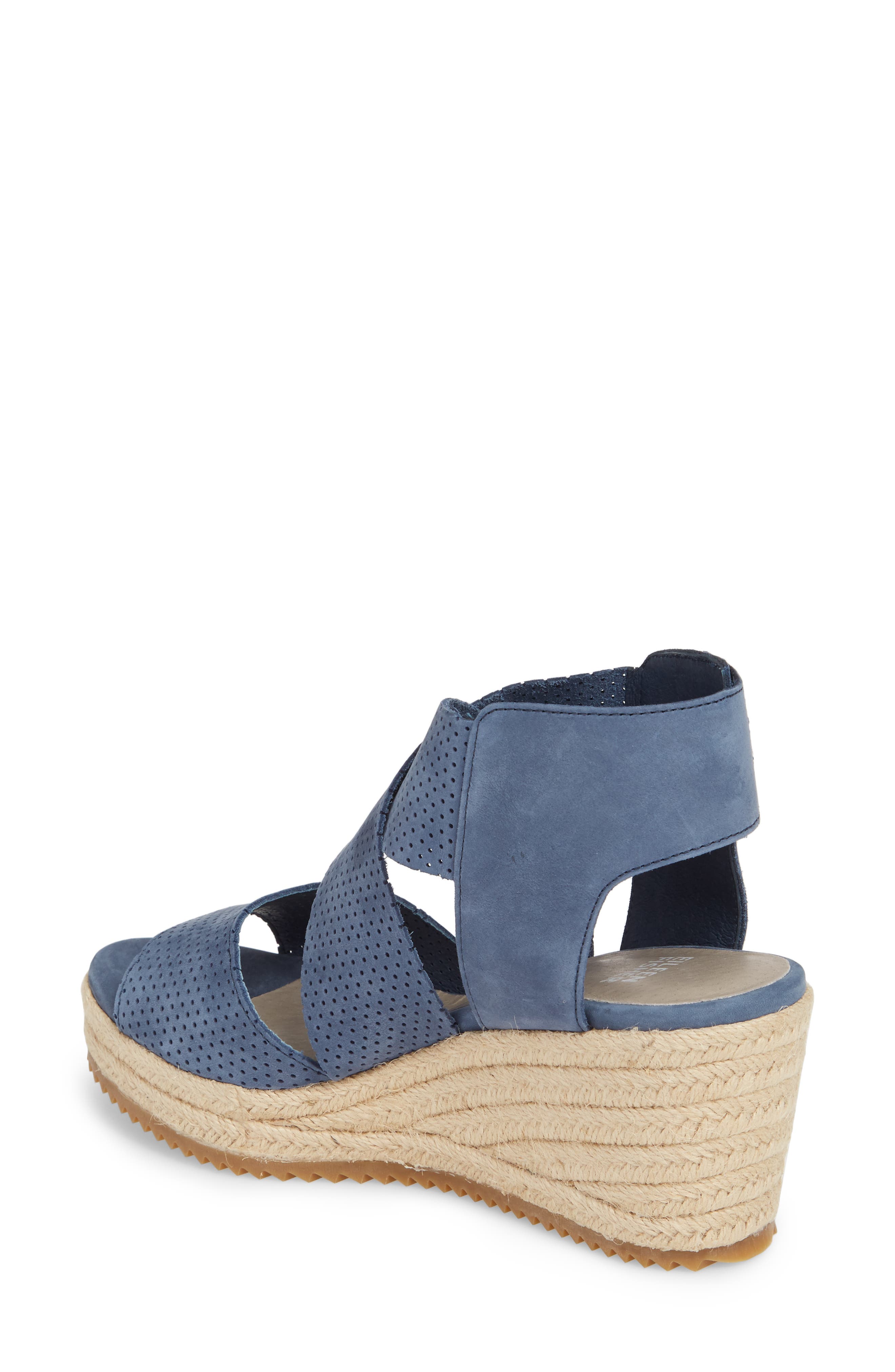 'Willow' Espadrille Wedge Sandal, Alternate, color, DENIM NUBUCK