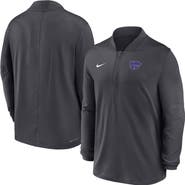 Nike Men's Nike  Anthracite Kansas State Wildcats Dri-FIT Half-Zip Pullover