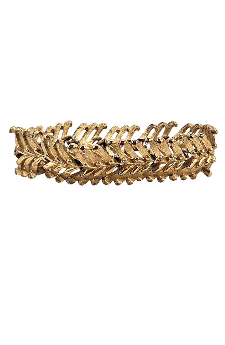 MADISON BEVERLY HILLS Vintage 1950s-60s Goldtone link Bracelet, Main, color, Gold