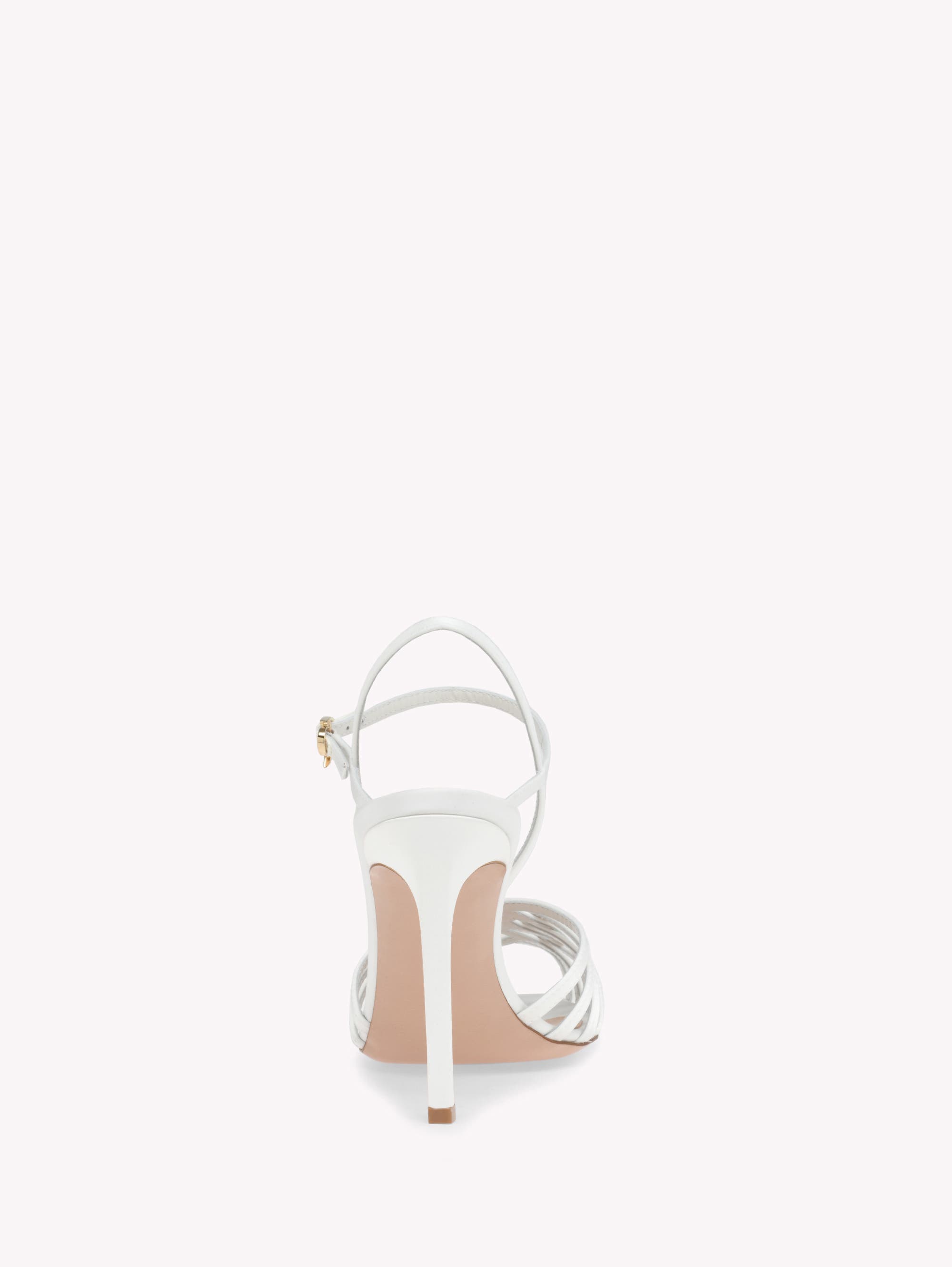 Kerry Sandal, Alternate, color, White Fabric