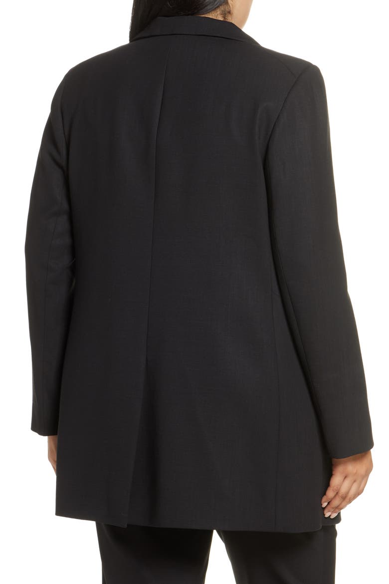 Beau Stretch Wool Blazer, Alternate, color, BLACK