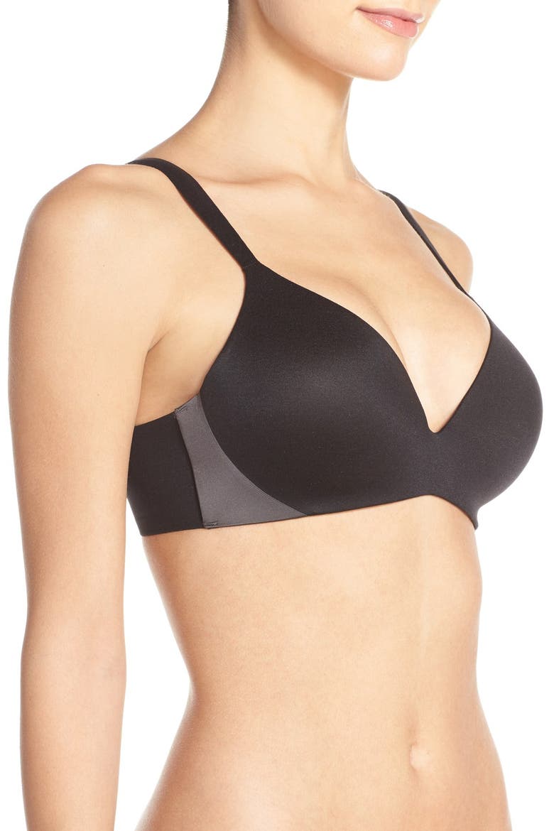 Wireless Bra, Alternate, color, BLACK