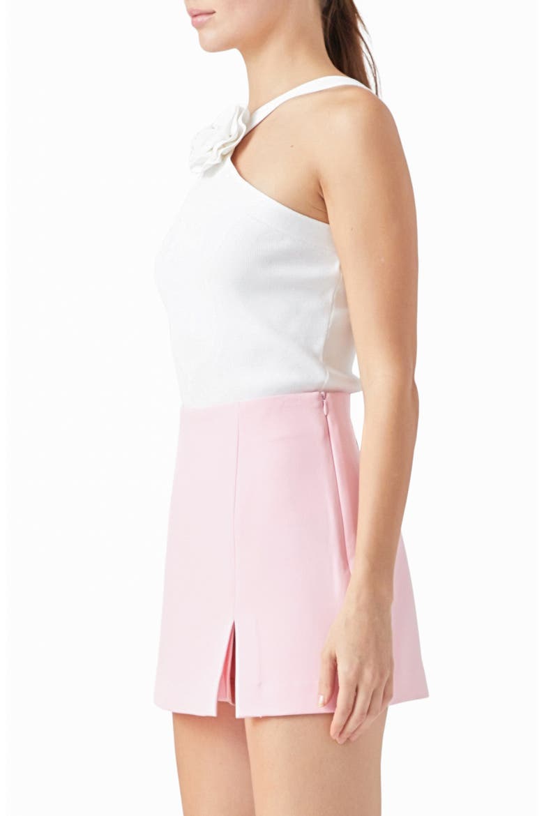 Flower Knit Tank, Alternate, color, OFF WHITE