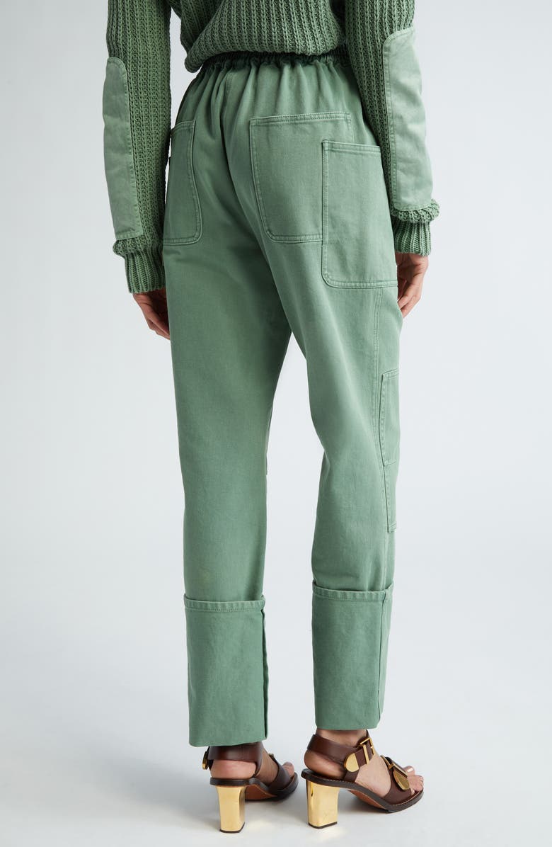 Max Mara Facella Cotton Drill Cargo Pants, Alternate, color, 