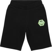 PHILIPP PLEIN Baggy Fit Shorts Iconic Plein Boy