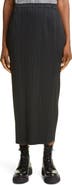 Pleats Please Issey Miyake Basics Pleated Midi Skirt