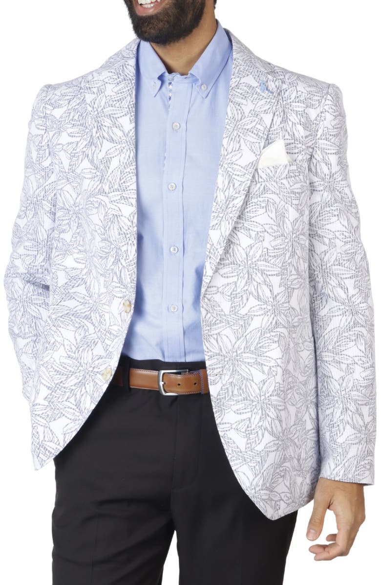 TailorByrd Floral Seersucker Sport Coat, Alternate, color, 