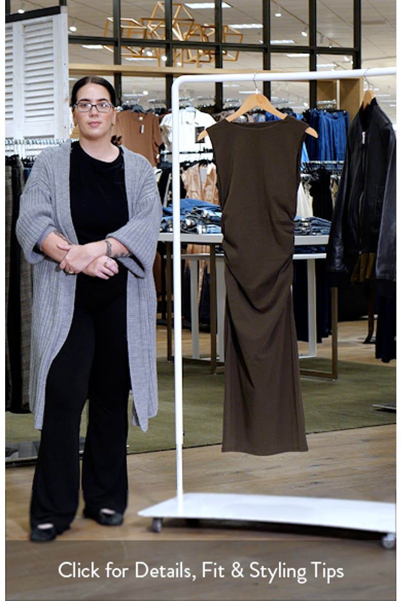 Charissa Sleeveless Stretch Cotton Midi Dress video
