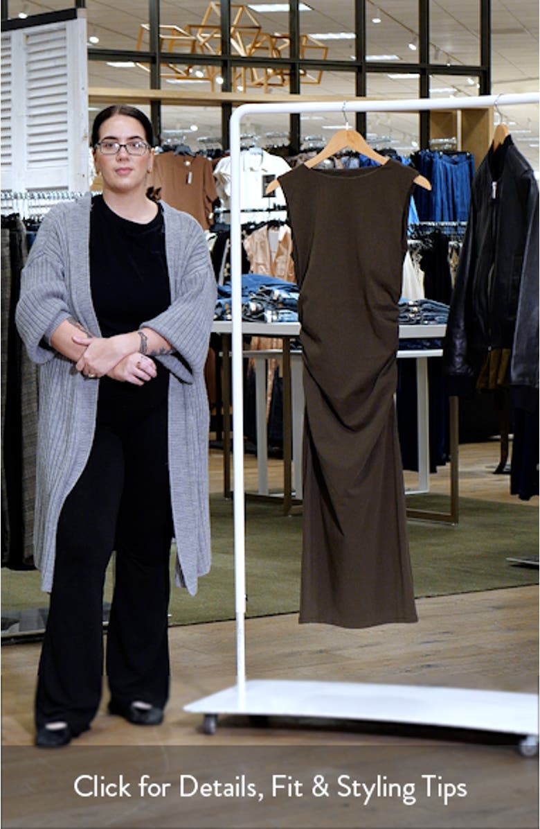 Charissa Sleeveless Stretch Cotton Midi Dress, sales video thumbnail