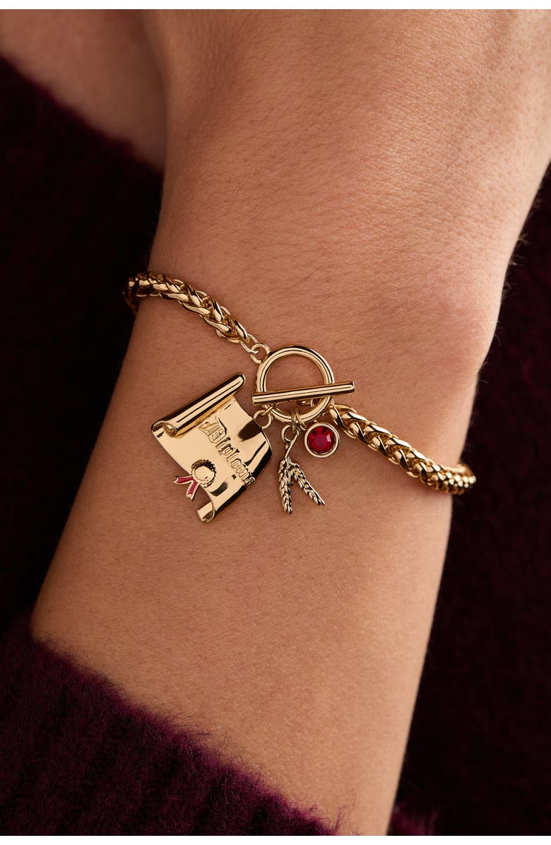 Alex and Ani The Wizard of Oz Scarecrow Toggle Bracelet, Alternate, color, Gold