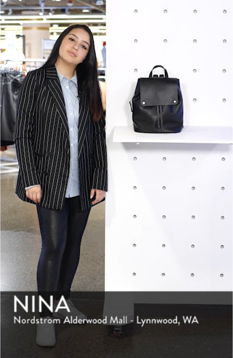 Luca Grainy Leather Backpack, sales video thumbnail