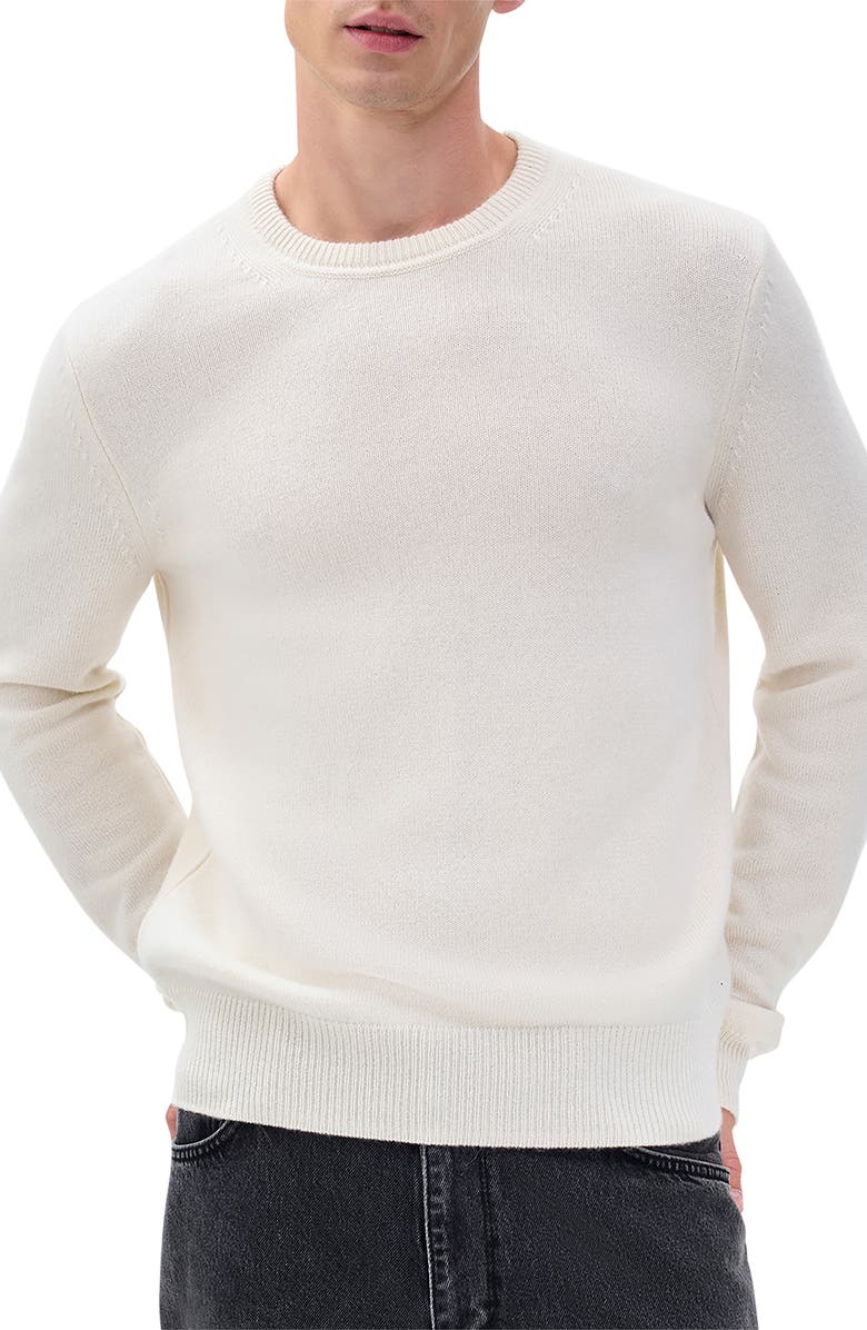 rag & bone Declan Crewneck Cashmere Sweater, Main, color, 