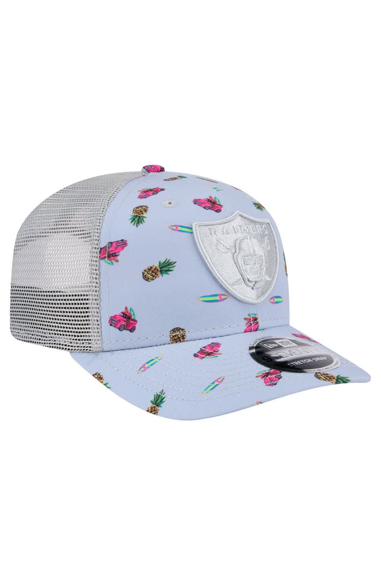 New Era Men's New Era Light Blue Las Vegas Raiders Adventure Surfboard 9SEVENTY Adjustable Hat, Alternate, color, Light Blue