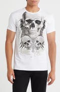 XRAY Stone Skull Graphic T-Shirt