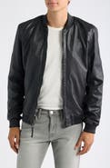 MAURITIUS Glashy Leather Bomber Jacket