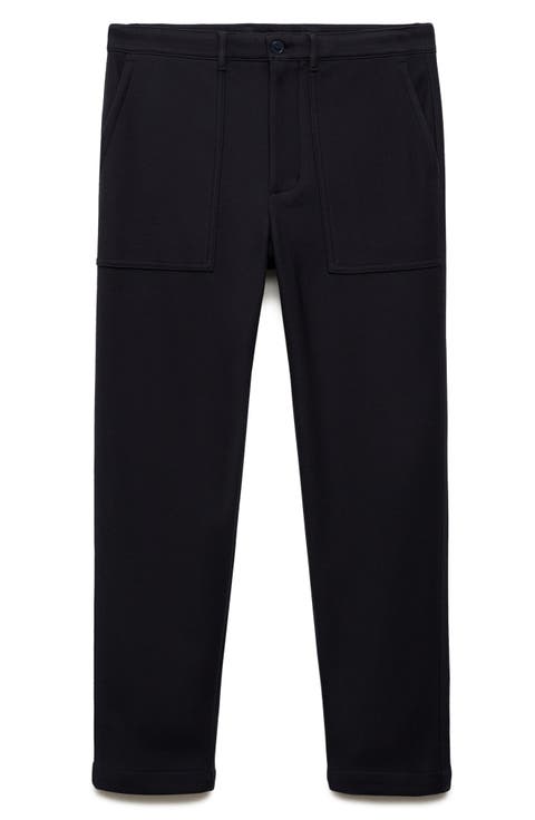 Textured Classic Fit Pants