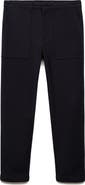 MANGO Textured Classic Fit Pants