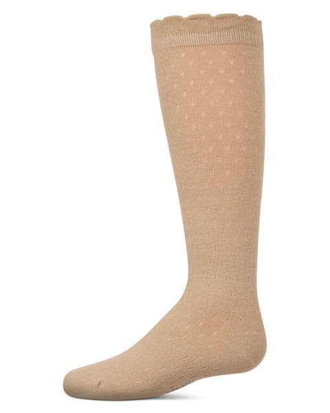 Pointelle Soft Stretch Knee Socks (Toddler, Little Kid & Big Kid)