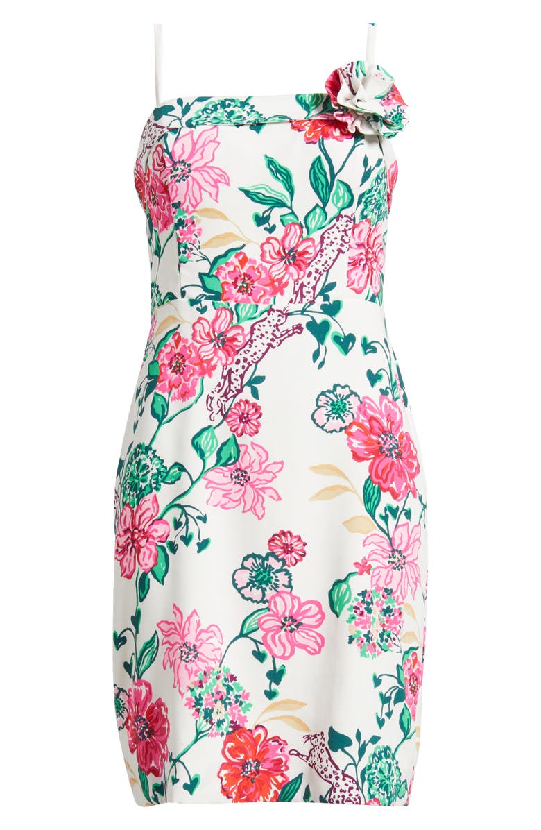 Lilly Pulitzer<sup>®</sup> Nickola Floral Print Sleeveless Dress, Alternate, color, Coconut