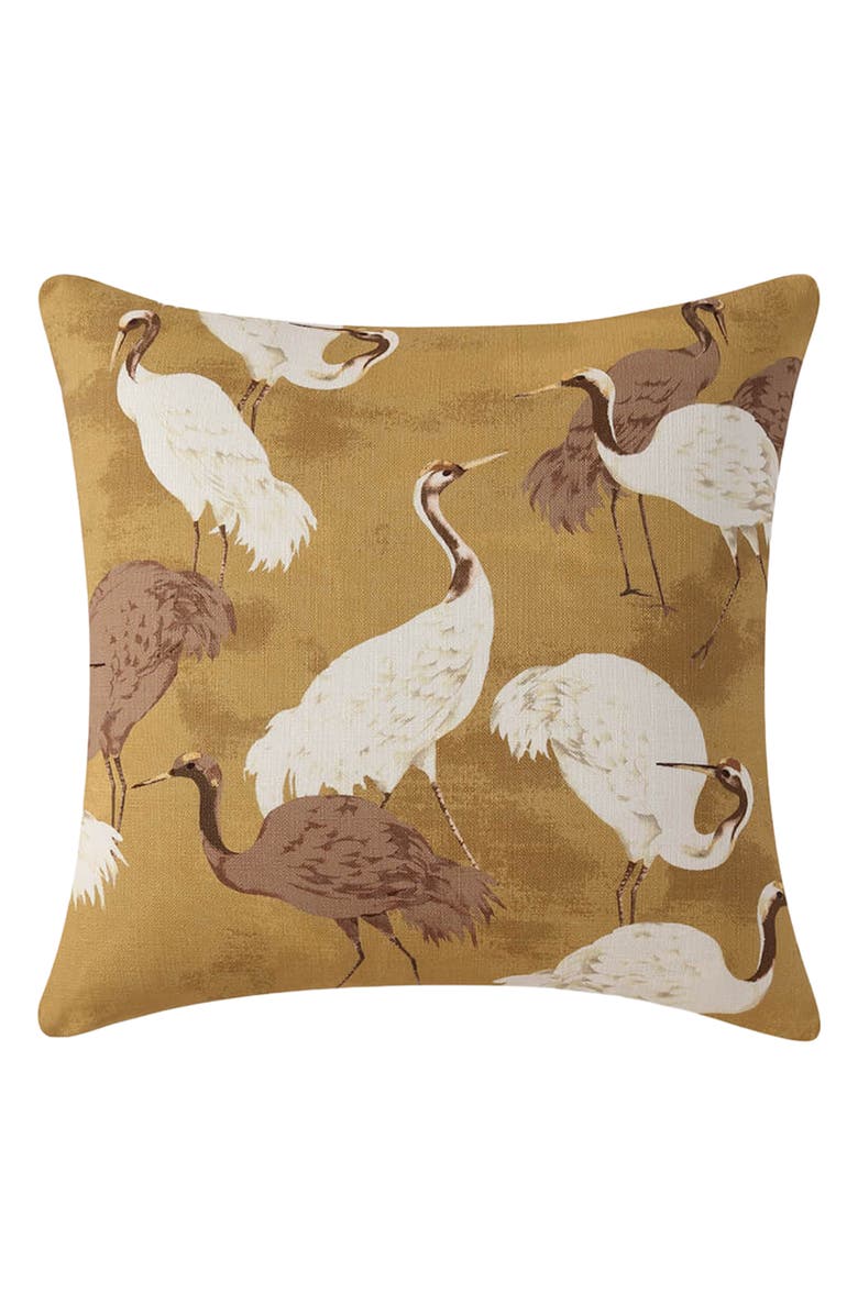 Sunday Citizen Golden Crane Accent Pillow, Main, color, 