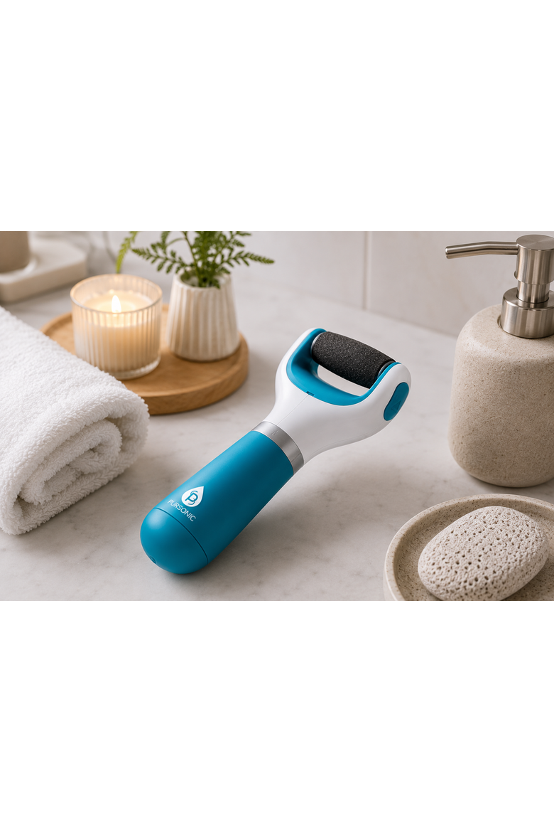 Battery Operated Waterproof Callus Remover, Alternate, color, White