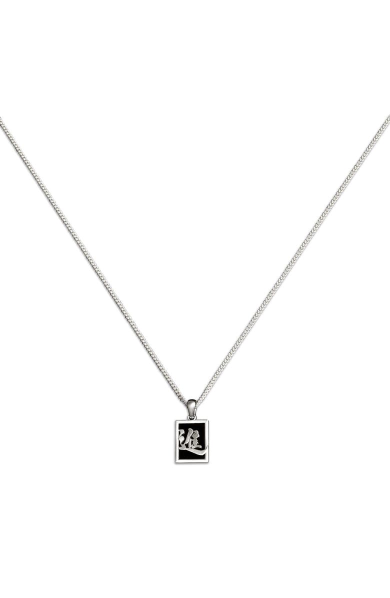 LOUPN ASCEND Pendant Necklace, Main, color, Silver