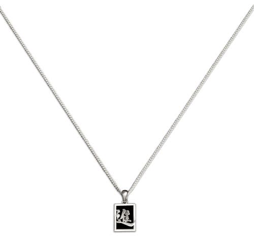Loupn Ascend Pendant Necklace In Silver