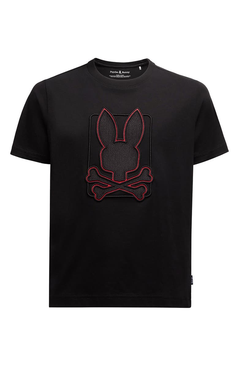 Psycho Bunny Kids' Pierce Embroidered T-Shirt, Main, color,