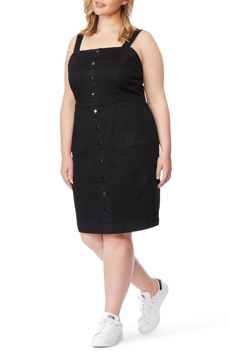 Rebel Wilson X Angels Denim Body-Con Dress, Alternate, color, 