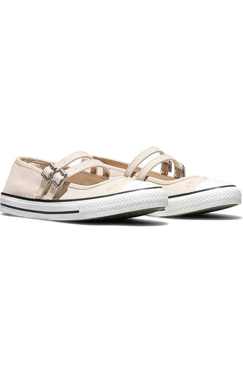 Converse Chuck Taylor<sup>®</sup> All Star<sup>®</sup> Dainty Mary Jane Sneaker, Main, color, Classic Ecru/ Egret/ Black