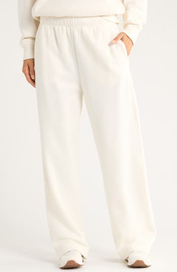Zella Ultracozy Fleece Straight Leg Sweatpants | Nordstrom