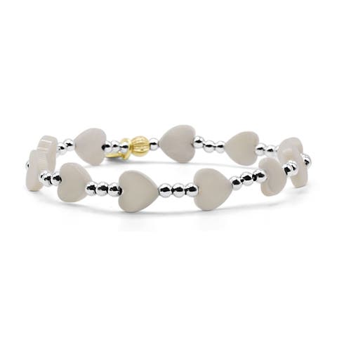 Letty Sterling Silver Heart Bracelet