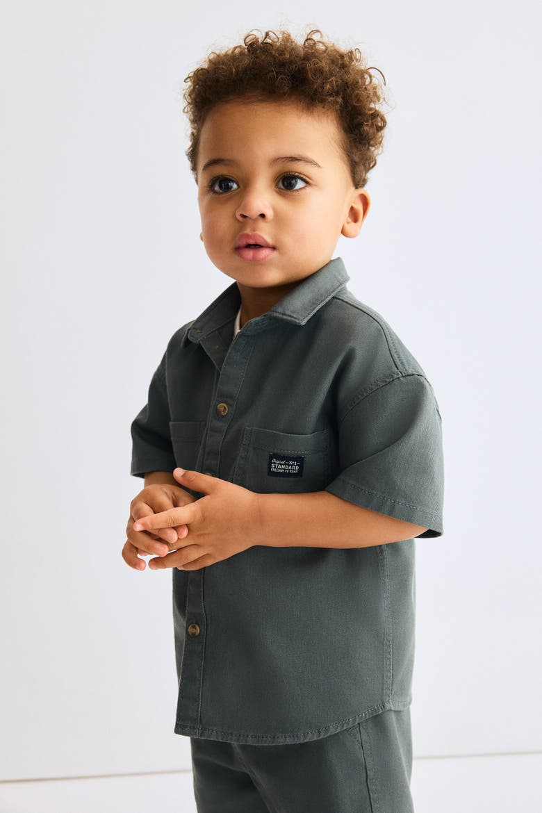 3-piece Cotton Set, Alternate, color, Dark green