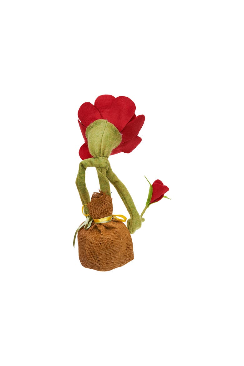 Poppy Sunflower Joe Spencer Gathered Traditions Figurine, Alternate, color, Red