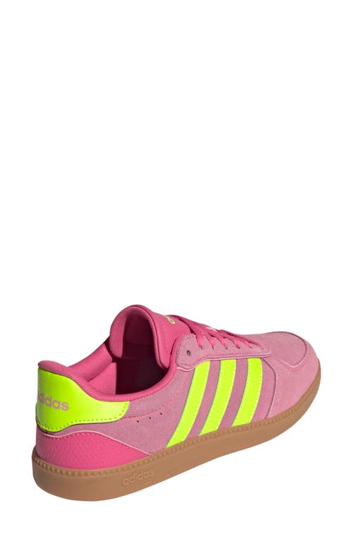Adidas Originals Adidas Breaknet Sleek Sneaker In Pulse Magenta/lemon/pink