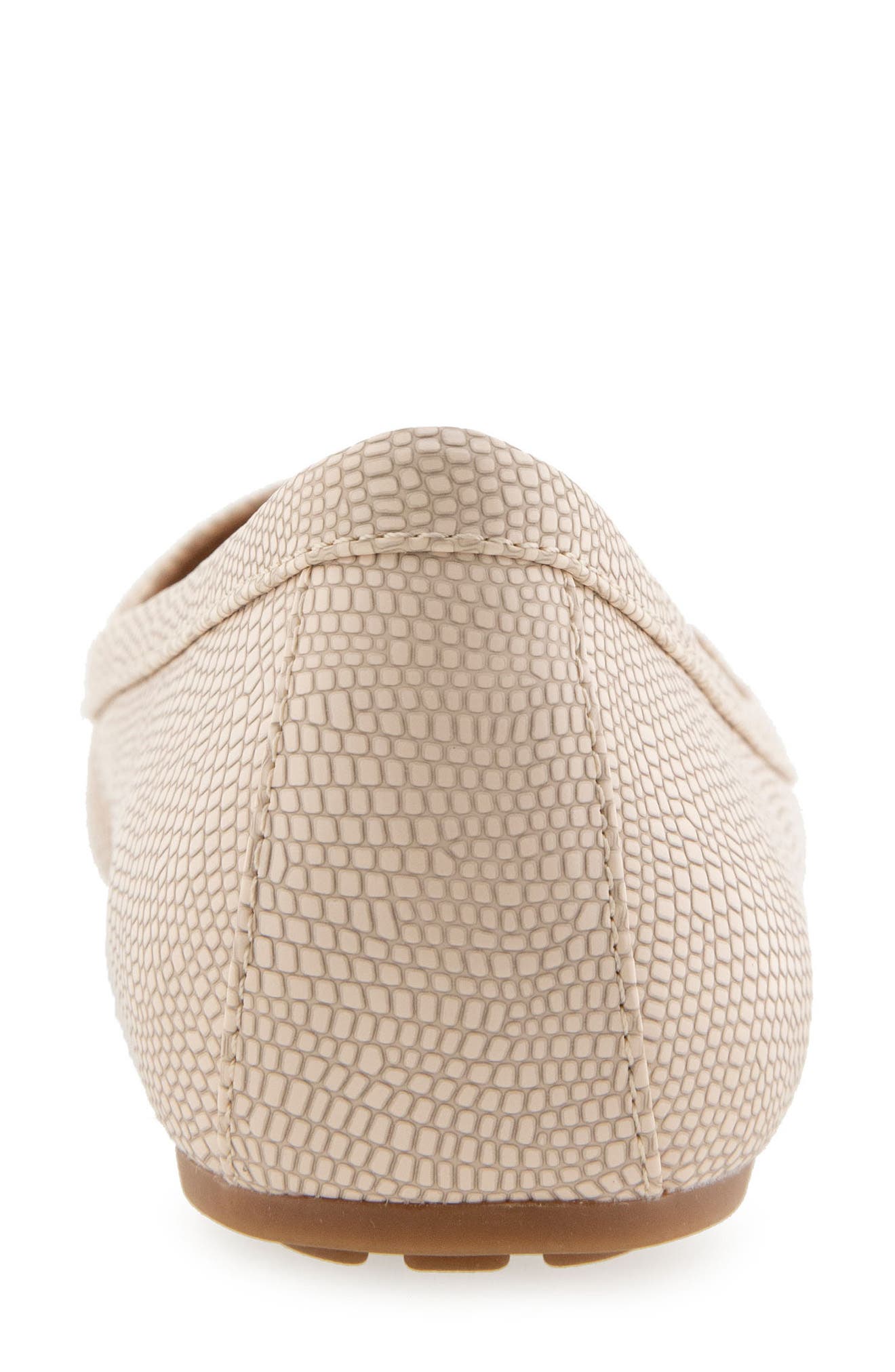 Aerosoles Day Drive Bit Loafer, Alternate, color, Light Stone Embossed Leather