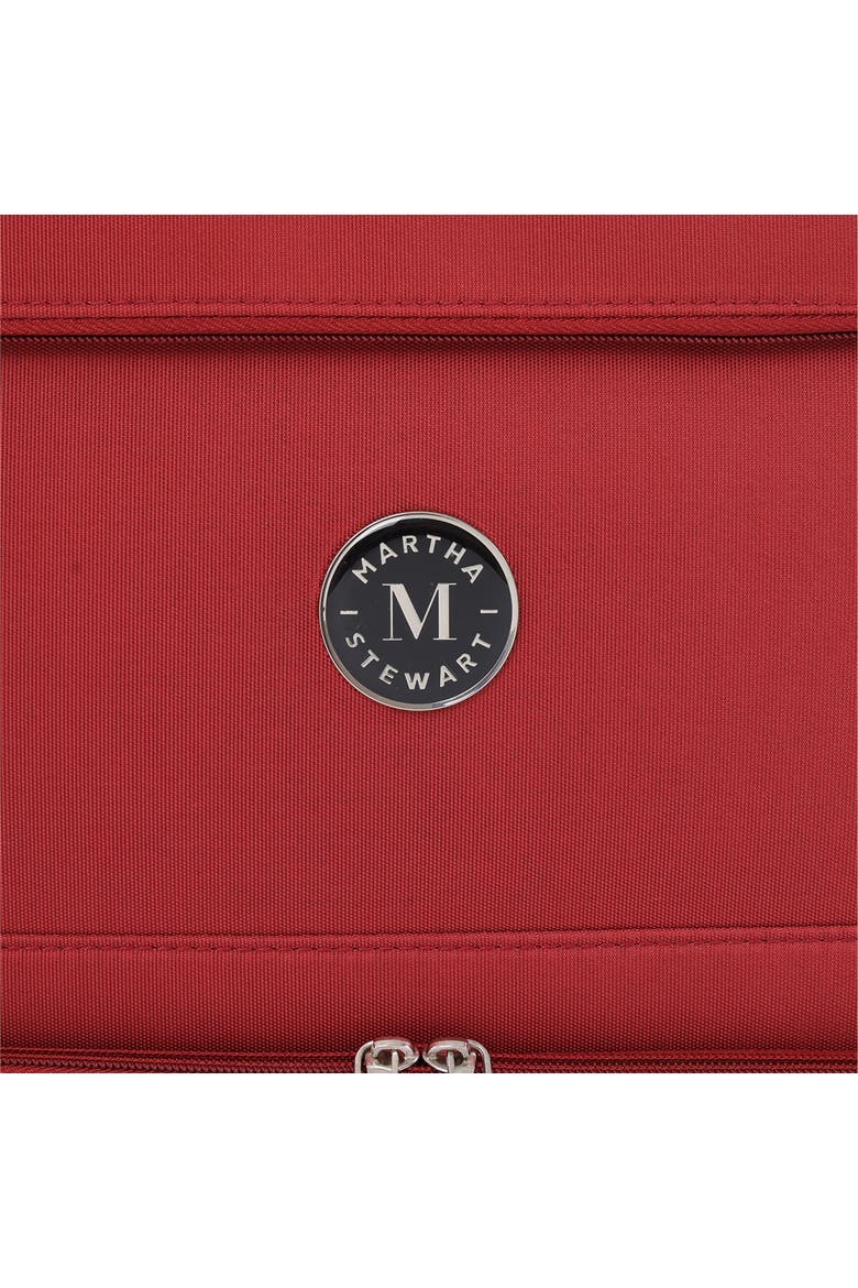 27" Softside Luggage - Expandable Spinner Suitcase with 8 Wheels & Front Zip Pockets, Alternate, color, TERRA COTTA