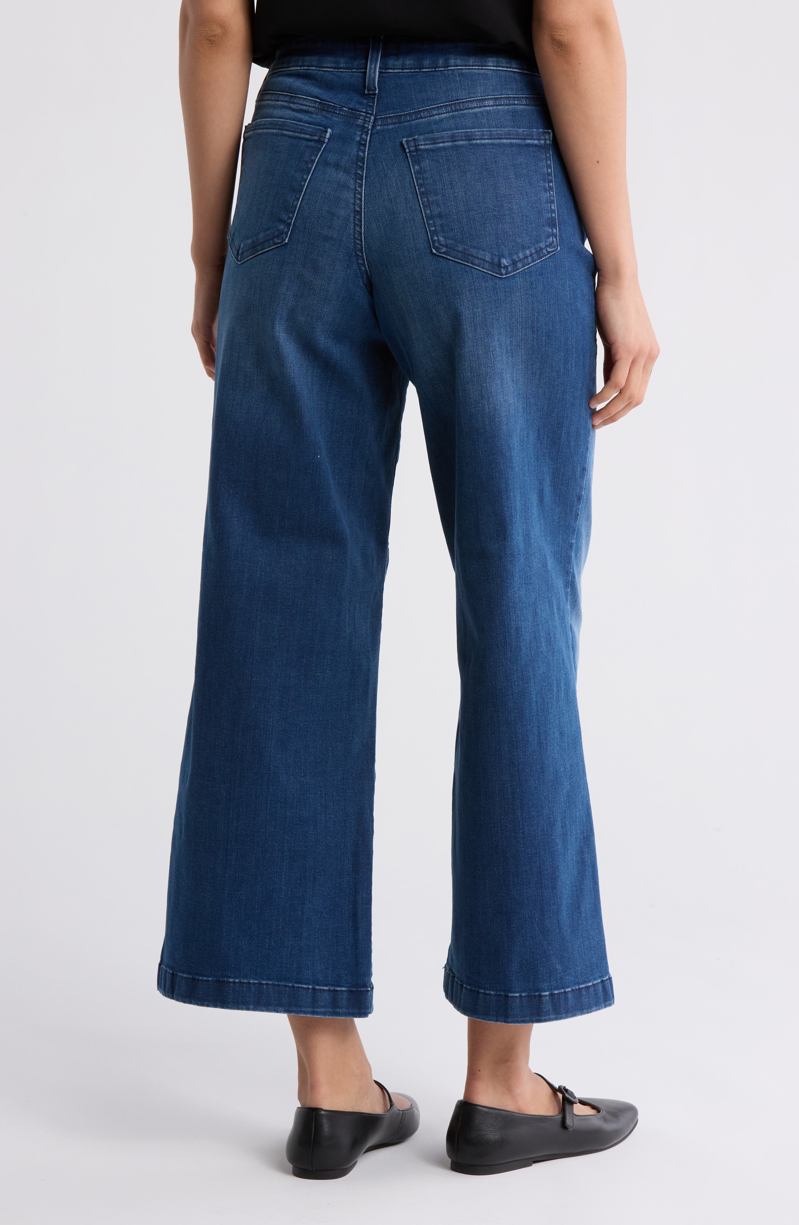 Teresa Wide Leg Crop Jeans - image 4