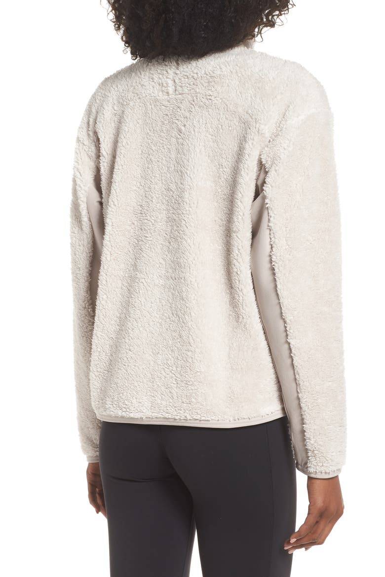 Therma Women's Full Zip Fleece Training Top, Alternate, color, DESERT SAND/ MOON PARTICLE