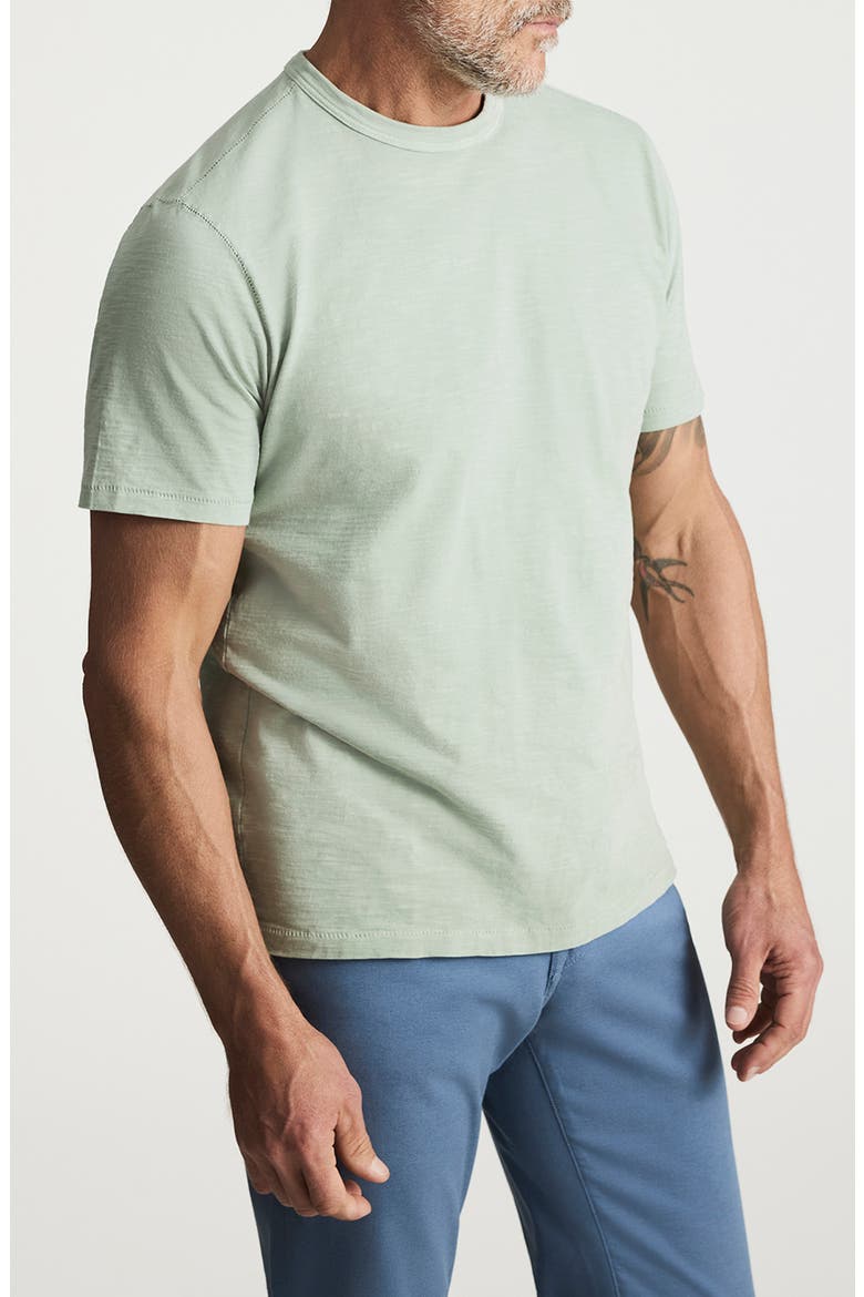 Slub Cotton Crewneck T-Shirt, Alternate, color, ICEBERG GREEN