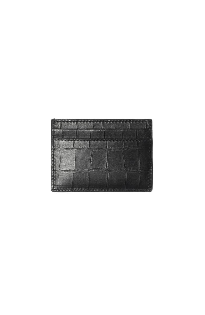 Burberry Cotswolds Card Case, Alternate, color, Black
