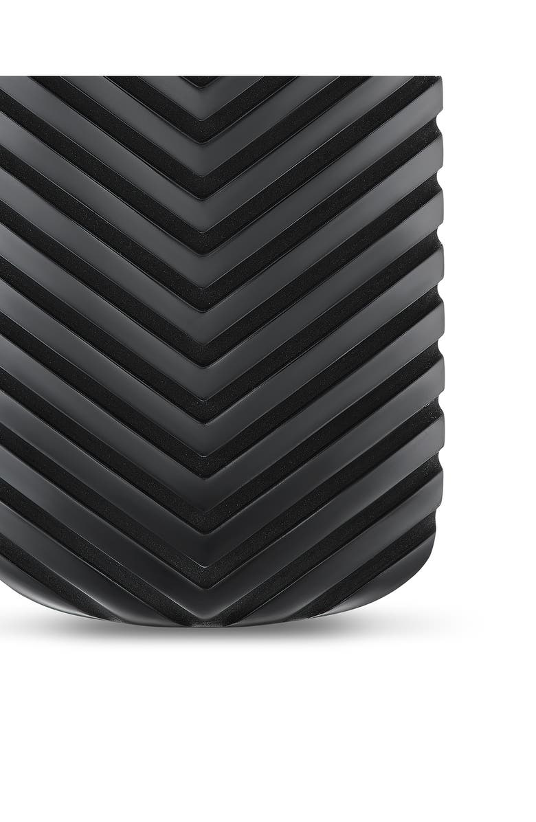 David Yurman Men's Chevron Tag in Black Titanium, 34mm, Alternate, color, Black