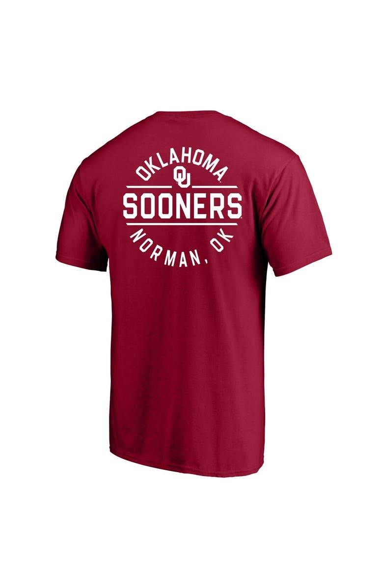 FANATICS Men's Fanatics  Crimson Oklahoma Sooners Big & Tall Fast Break 2 Hit T-Shirt, Alternate, color, 