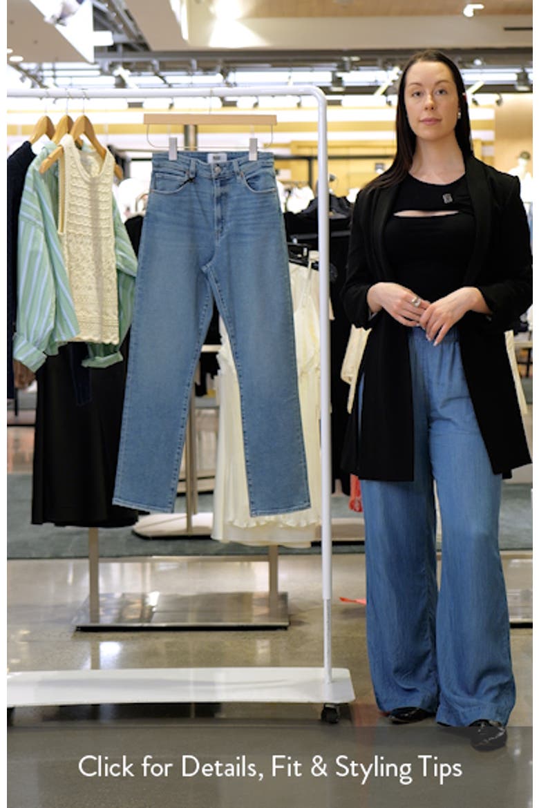 Billy High Waist Straight Leg Jeans video