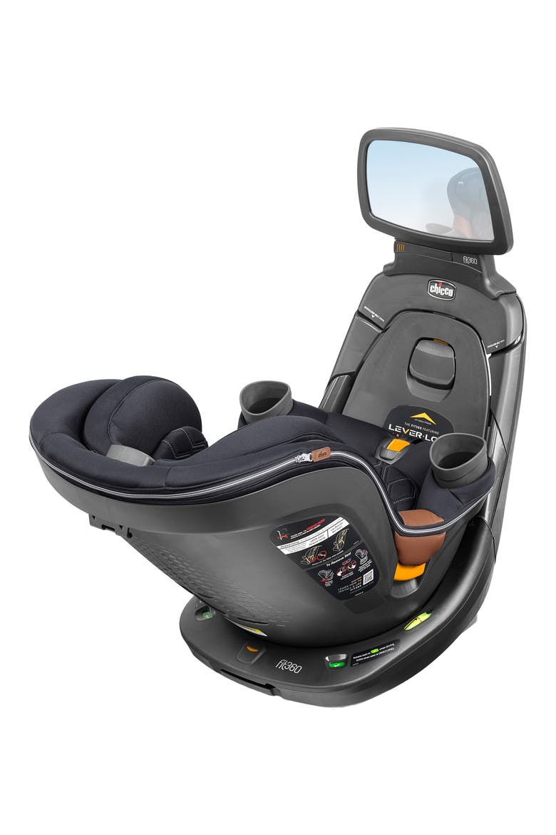 Fit360® Zip ClearTex® Rotating Convertible Car Seat, Alternate, color, BLACK